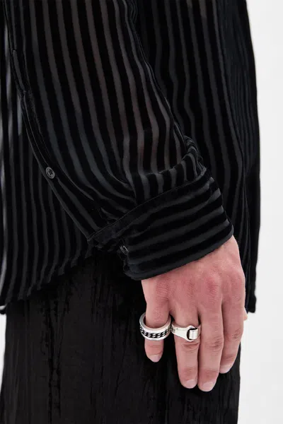Ann Demeulemeester Andre Classic Shirt In Black