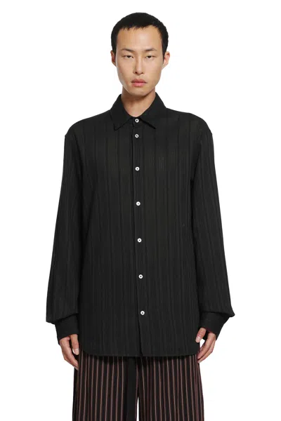Ann Demeulemeester Andre Classic Shirt In Black
