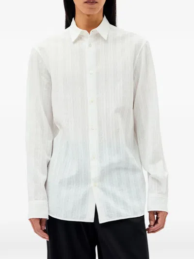 Ann Demeulemeester Andre Shirt In White