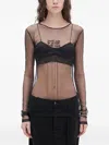 Ann Demeulemeester Long-sleeved T-shirt In Black
