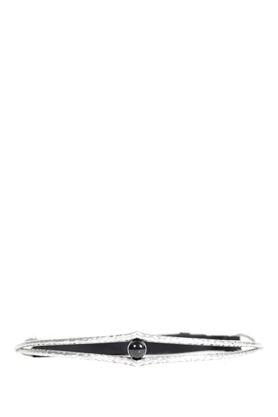 Ann Demeulemeester Ank Hammered Head Piece In Metallic