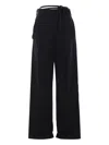 Ann Demeulemeester Anneke Tie-waist Palazzo Pants In Black