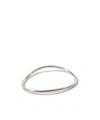 Ann Demeulemeester Anouk Simple Bangle In Metallic