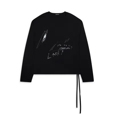 Ann Demeulemeester Are You Dreaming T-shirt Black
