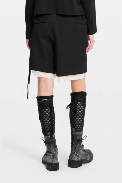 Ann Demeulemeester Aric Engineer Biker Ankle Boots In Black