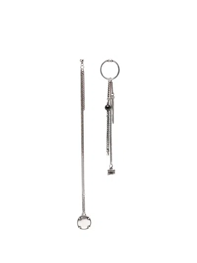 Ann Demeulemeester Arisa Earrings In Silver