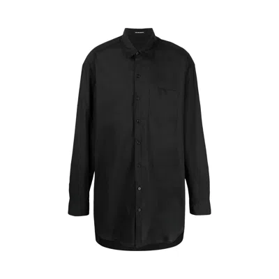 Pre-owned Ann Demeulemeester Arnout Fluid Belting Long Shirt 'black' | Men's Size 46