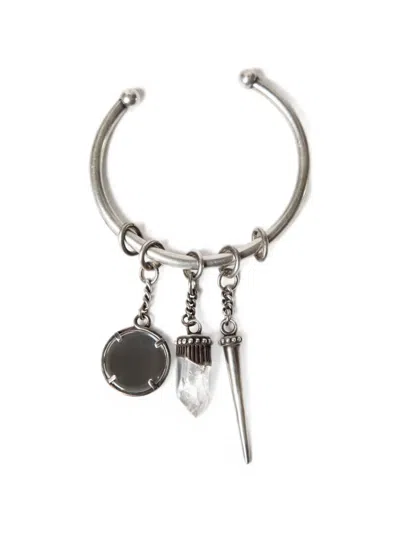 Ann Demeulemeester Arto Charm Bracelet In Silver
