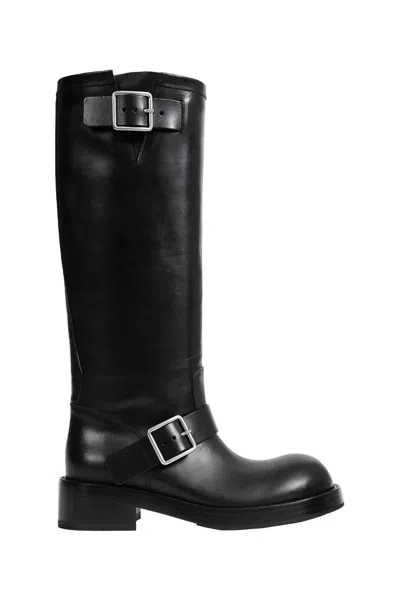 Ann Demeulemeester Arwa Engineer High Boots In Blue