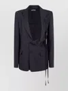 Ann Demeulemeester Asymmetric Silhouette Light Deconstructed Jacket