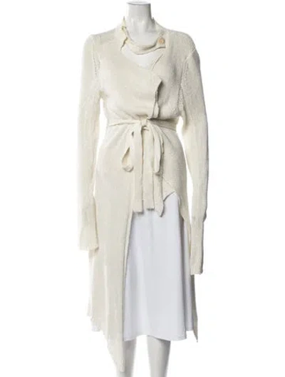 Pre-owned Ann Demeulemeester Asymmetrical Sweater In Neutrals