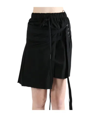 Ann Demeulemeester Elastic Waist Skirt In Black