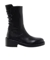 Ann Demeulemeester Woman Ankle Boots Black Size 7.5 Leather In Black