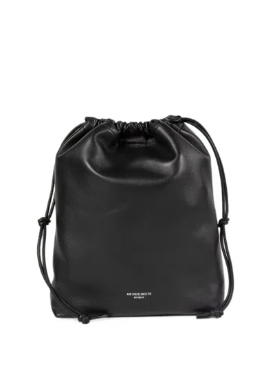 Ann Demeulemeester Backpack Soft Bucket Bag "philippa" In Black