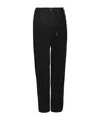 Ann Demeulemeester Bami High Waist Straight Leg Jeans In Black