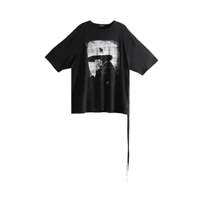 Pre-owned Ann Demeulemeester Baptist Standard Fit T-shirt 'faded Black' | Men's Size L