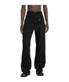 Ann Demeulemeester Belt-loop Jeans In Black