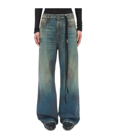 Ann Demeulemeester Belt Loop Jeans In Black