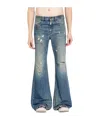Ann Demeulemeester Belt Loop Jeans In Blue