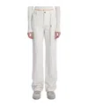 Ann Demeulemeester Belt Loops Slacks In White