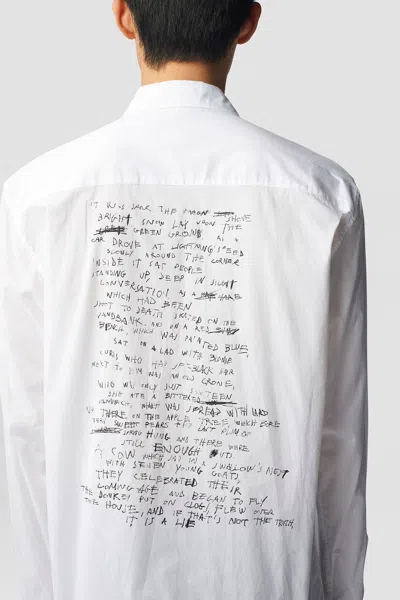 Ann Demeulemeester Benard Standard Shirt Poem In Multicolor
