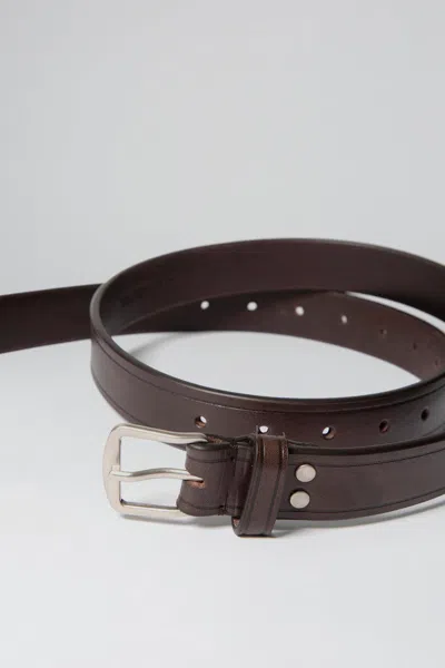 Ann Demeulemeester Bent Belt Elbamat In Brown