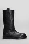 Ann Demeulemeester Bente Boots In Black Leather In Black