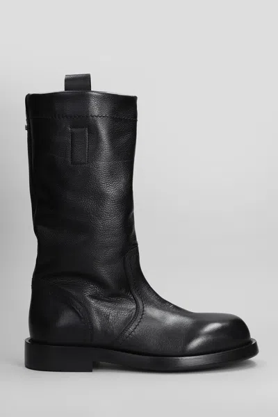 Ann Demeulemeester Bente Boots In Black Leather