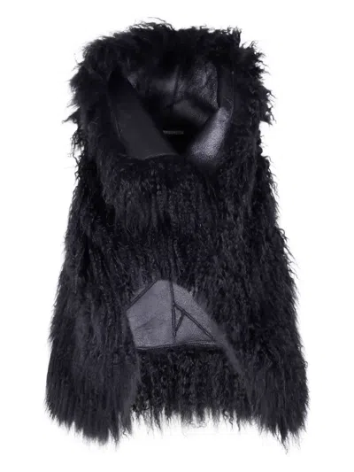 ANN DEMEULEMEESTER BERETA SHEARLING WAISTCOAT