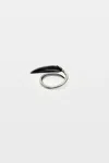 Ann Demeulemeester Berk Feather Ring In Silver