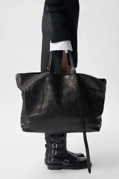 Ann Demeulemeester Bes Tote Bag In Black