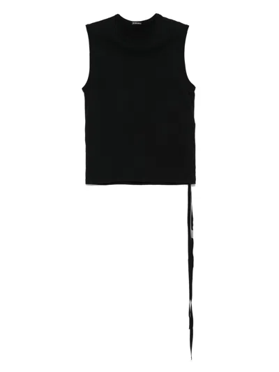 ANN DEMEULEMEESTER ANN DEMEULEMEESTER BIBA SLEEVELESS TOP WITH "ETERNAL ROSES" PRINT