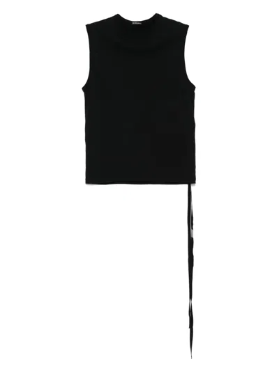 Ann Demeulemeester Biba Tanktop In Schwarz