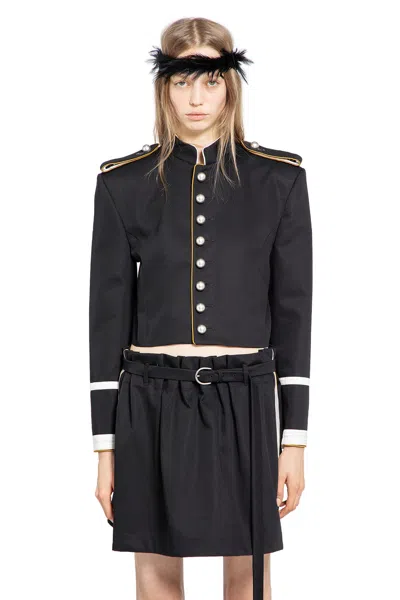 Ann Demeulemeester Bine Marsina Jacket In Black