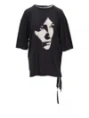 Ann Demeulemeester Aga Sunset Bleeding T-shirt In Black