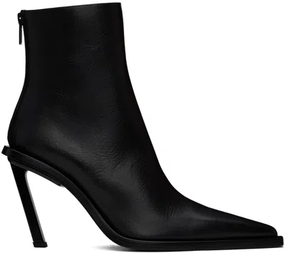 Ann Demeulemeester Black Anic Boots In 099 Black