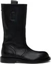 Ann Demeulemeester Bente Boots In Black Leather In Black