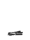 Ann Demeulemeester Bobby Double Belt With Big Metal Ring