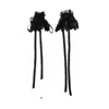 Ann Demeulemeester Kepu Cuffs With Ruffles Distressed Lace In Black