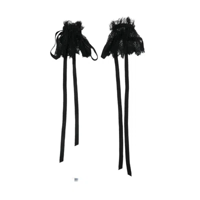 ANN DEMEULEMEESTER ANN DEMEULEMEESTER BLACK BRACELETS WOMEN