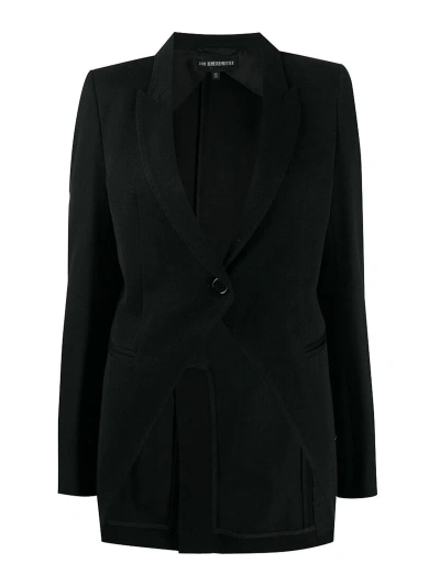 Ann Demeulemeester Black Cavalier Blazer