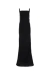 Ann Demeulemeester Woman Maxi Dress Black Size 10 Cotton In Black