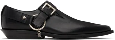Ann Demeulemeester Black Danby Pointy Cowboy Loafers