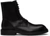 ANN DEMEULEMEESTER BLACK DANNY ANKLE BOOTS