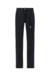 Ann Demeulemeester Cotton Denim Trousers Stonewashed Effect In 070