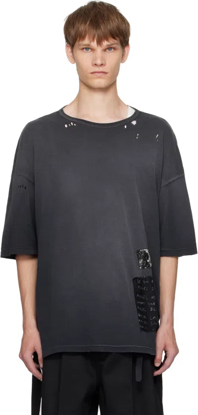 Ann Demeulemeester Black Dieter High-comfort T-shirt