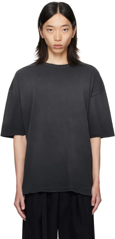 Ann Demeulemeester Black Dieter Infinite Feather Print T-shirt