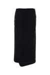 Ann Demeulemeester Black Felt Oline Skirt In Black