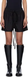 Ann Demeulemeester Black Gea Boxer Shorts In 099 Black