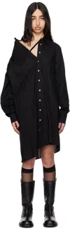 Ann Demeulemeester Nelly Dropped Shoulder Shirt Popeline In 099 Black